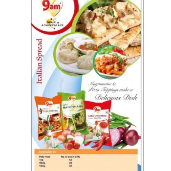 9am Pizza Pasta Sauce 1 Kg Poly